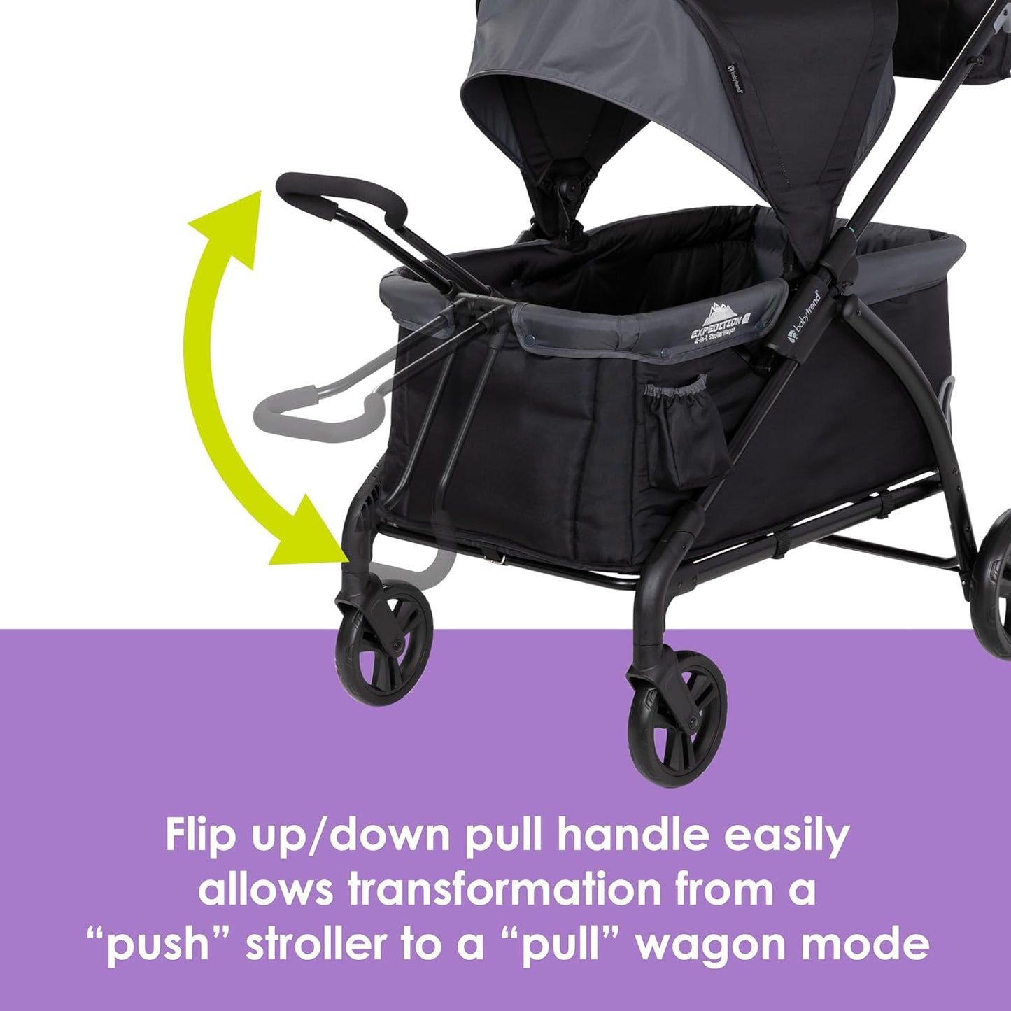 Baby Trend Expedition Stroller Wagon, Liberty Midnight