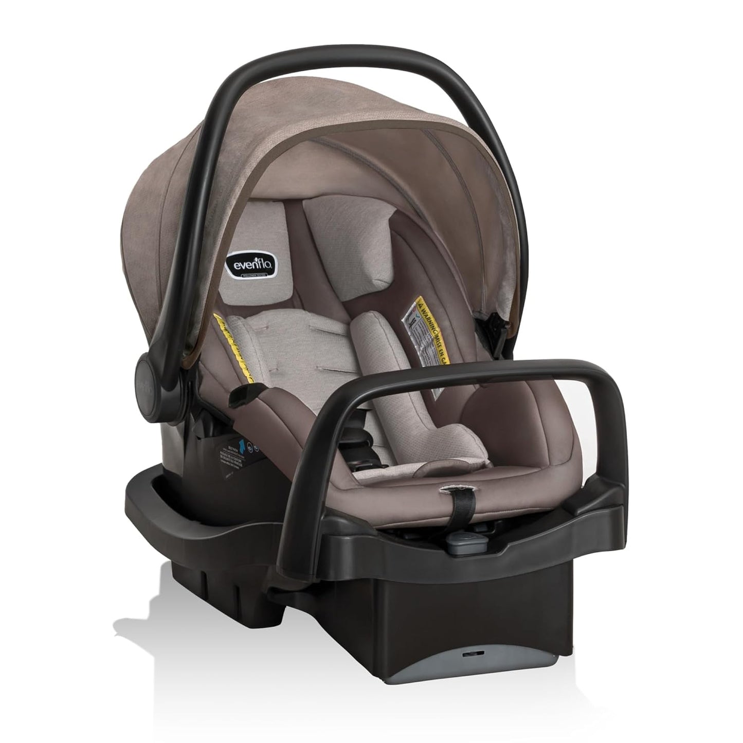 Evenflo Pivot Modular Travel System with LiteMax Infant Car Seat (Casual Gray)