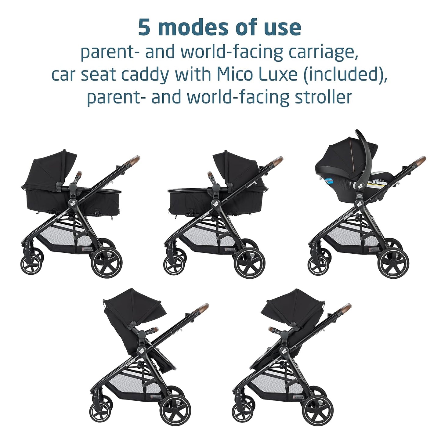 Maxi-Cosi Zelia™ Luxe 5-in-1 Modular Travel System