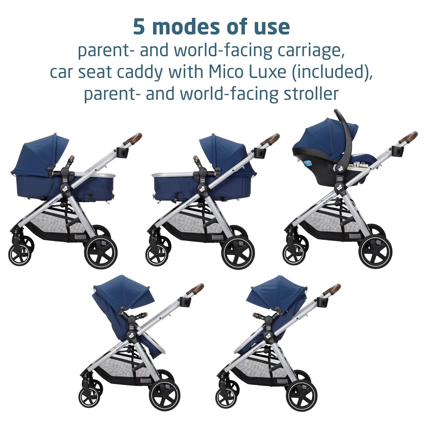 Maxi-Cosi Zelia™ Luxe 5-in-1 Modular Travel System
