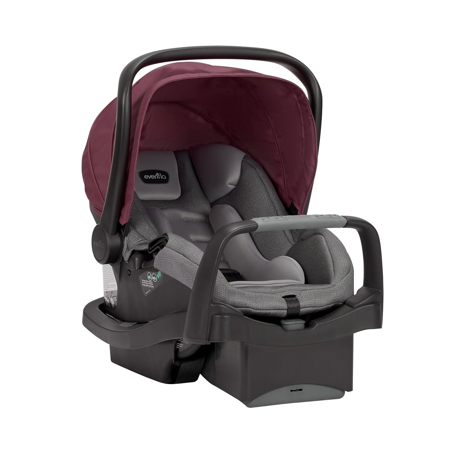 Evenflo Pivot Modular Travel System with LiteMax Infant Car Seat (Casual Gray)