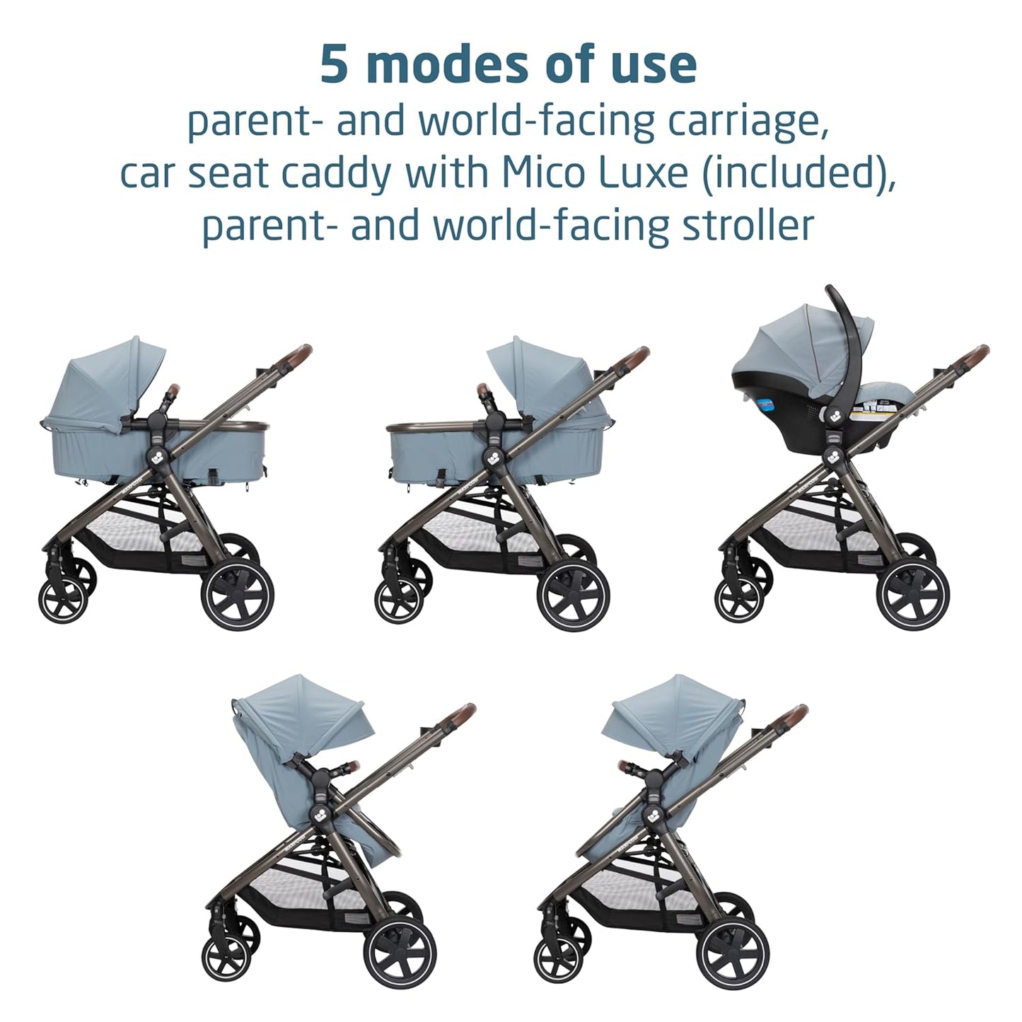 Maxi-Cosi Zelia™ Luxe 5-in-1 Modular Travel System