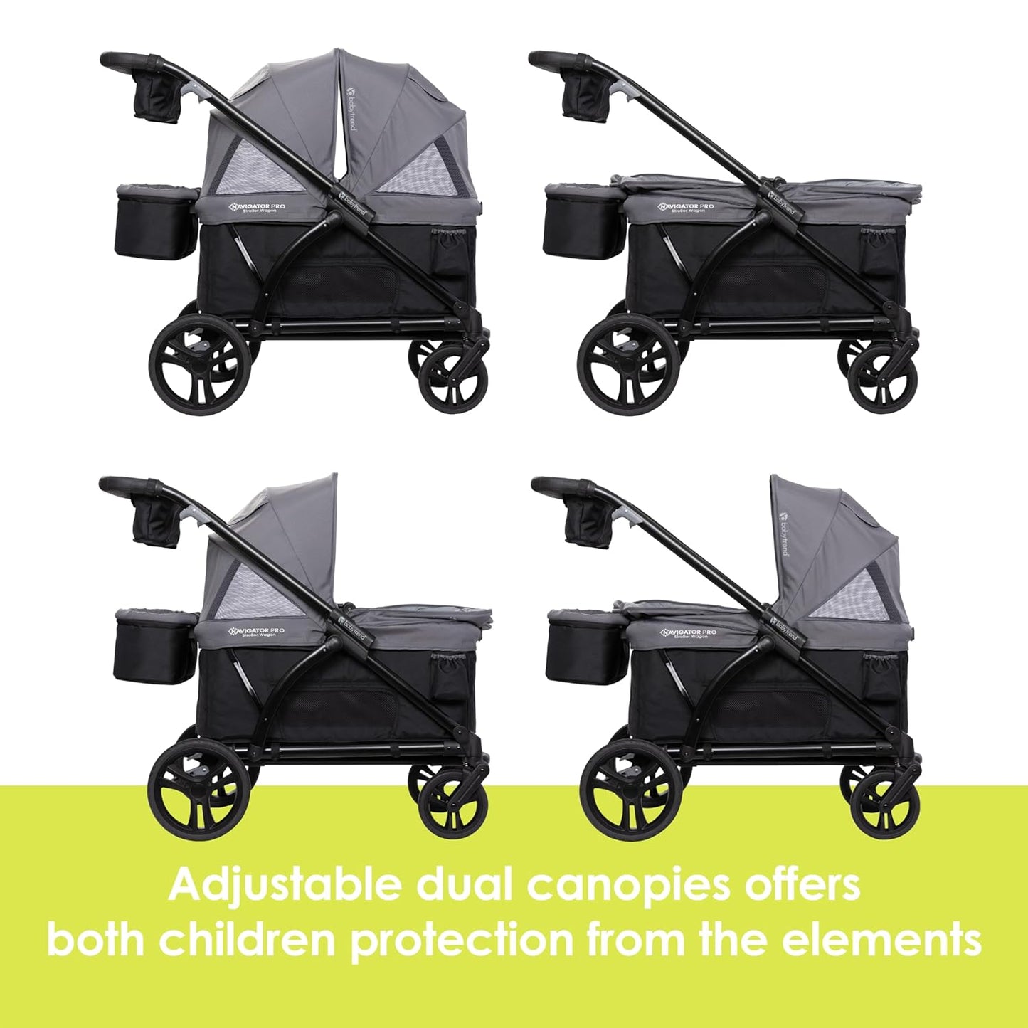 Baby Trend Expedition Stroller Wagon, Liberty Midnight