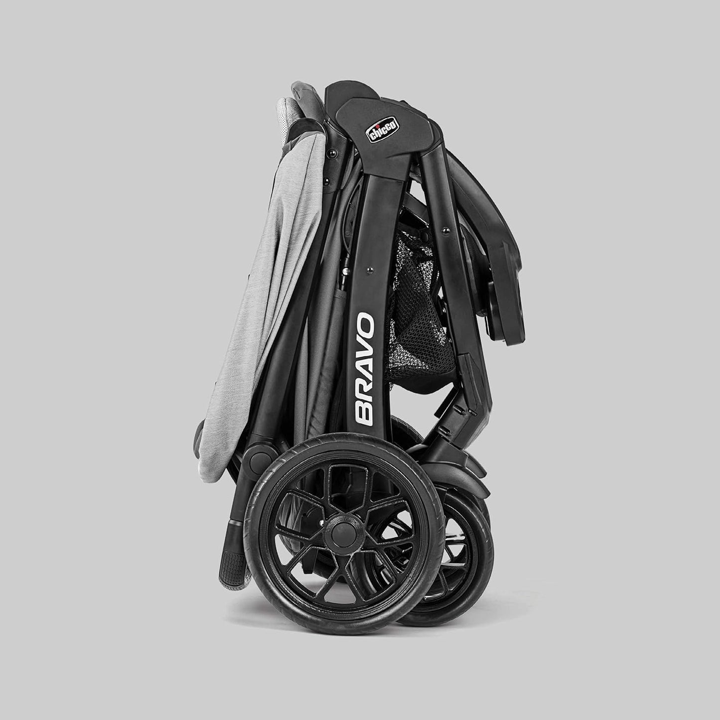 Chicco Bravo 3-in-1 Trio Travel System, Bravo Quick-Fold Stroller with KeyFit 30 Infant Car Seat and Base, Car Seat and Stroller Combo | Camden/Black