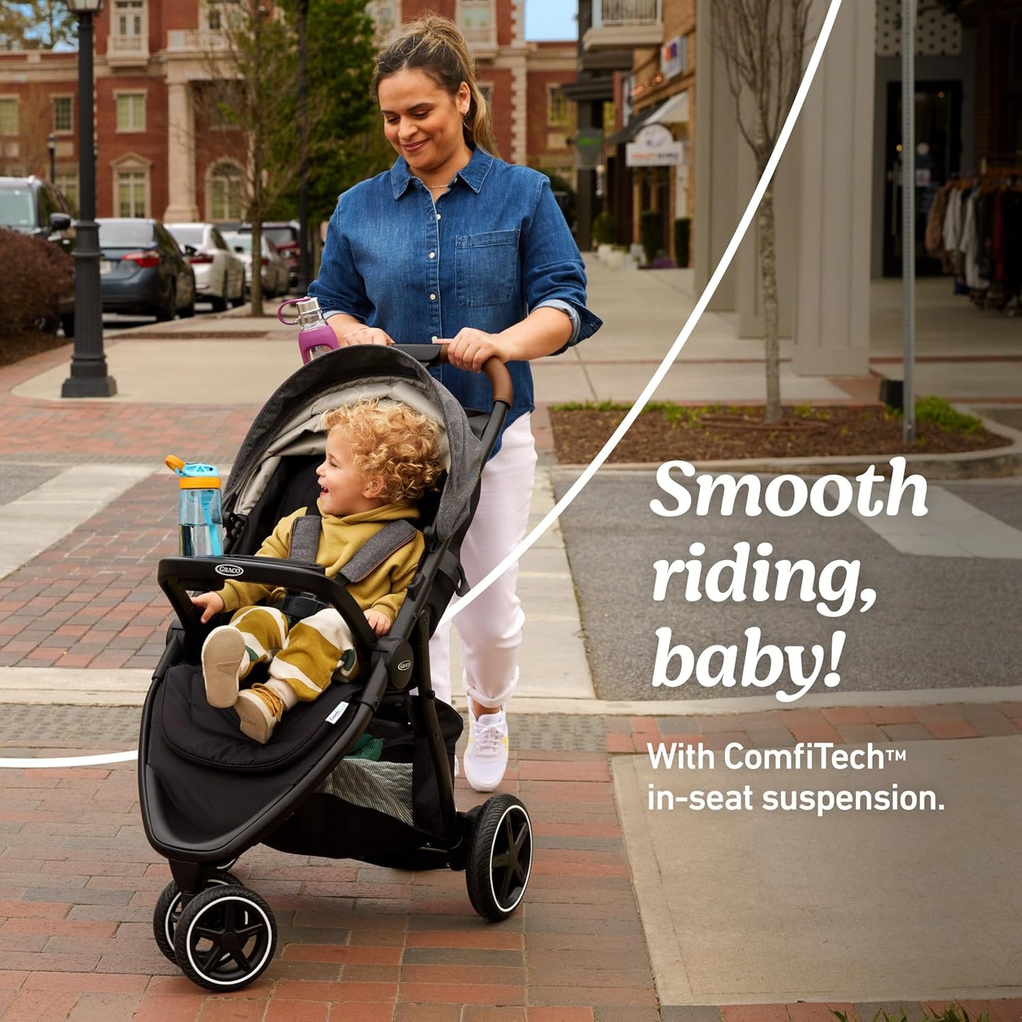 Graco Outpace LX All-Terrain Travel System - Includes SnugRide 30 Lite Infant Car Seat, Briggs, High-Performance Stroller/Car Seat Combo, Practical & Durable