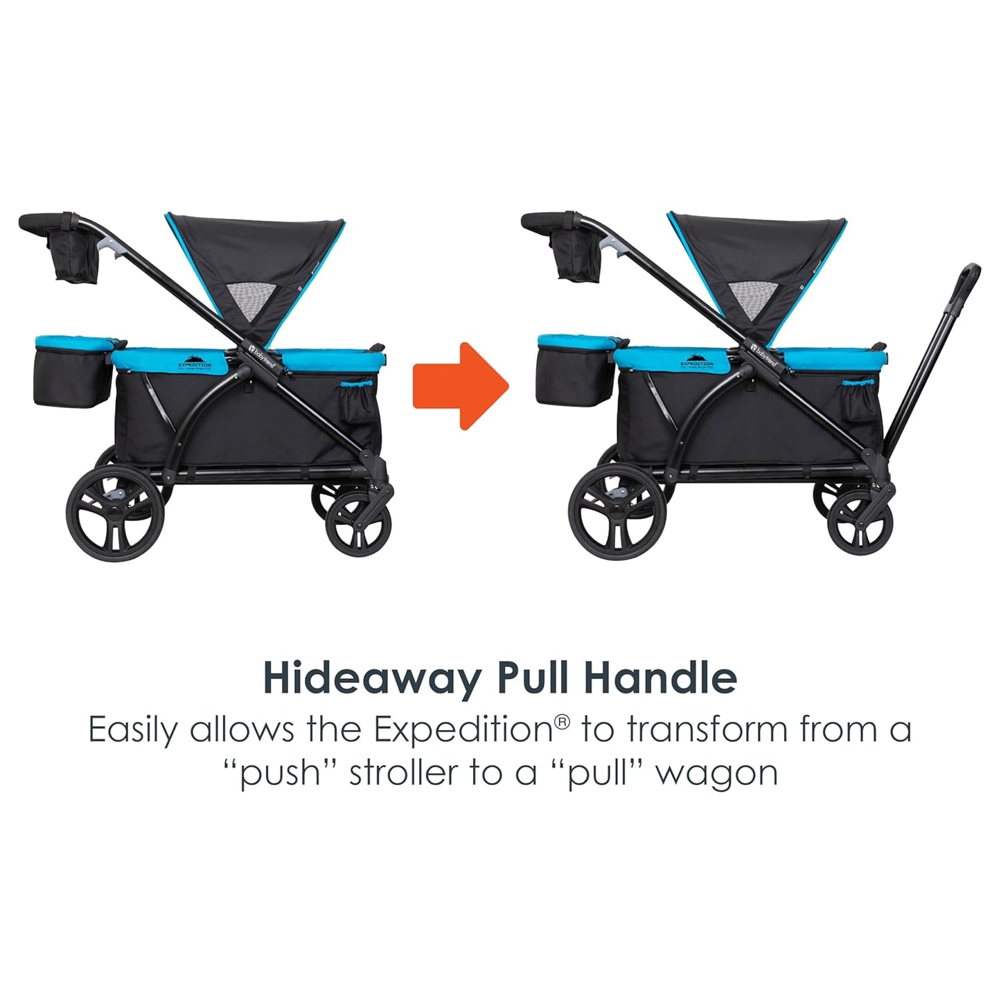 Baby Trend Expedition Stroller Wagon, Liberty Midnight