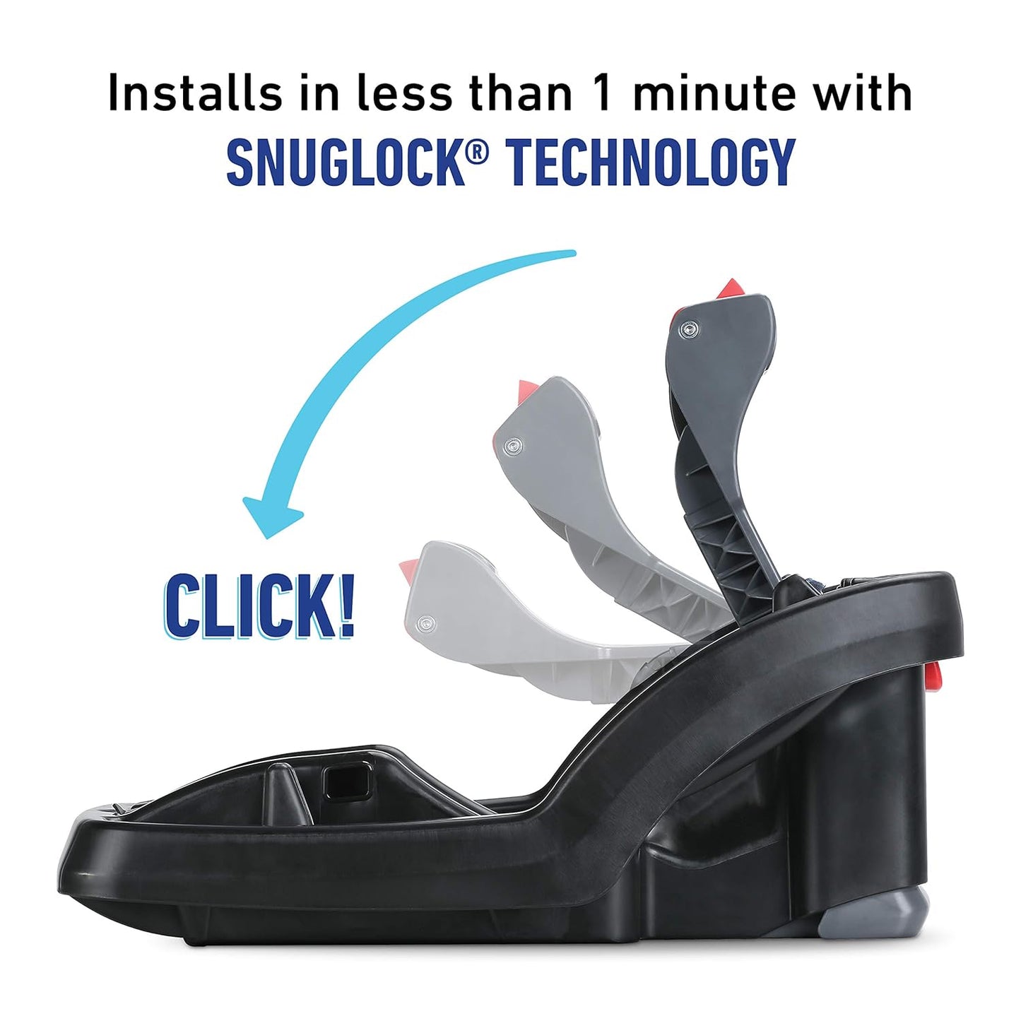 Graco SnugRide Lite LX Infant Car Seat, Rear-Facing, Lightweight, Adjustable Base, Easy Install, Studio
